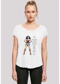 F4NT4STIC Damen T-Shirt "DC Comics Wonder Woman 84 Standing", weiß, casual, Gr. L, Obermaterial: 100% Baumwolle, Shirts, Damen,Premium