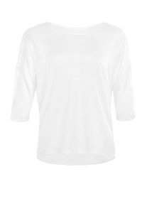 WINSHAPE Damen 3/4-Arm-Shirt "BAMS001", weiß, Gr. L, 95% Viskose aus Bambus, 5% Elasthan, Shirts, Seidig weiches Bambusgewebe
