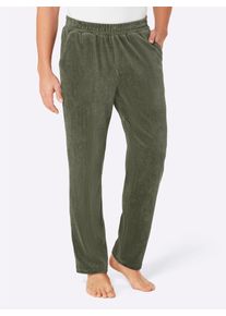 feel good Herren Dehnbund-Hose, Gr. 44, grün, 70% Baumwolle, 25% Polyester, 5% Elasthan, unifarben, Hosen
