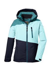 Killtec Kinder Skijacke "KSW 331 GRLS SKI JCKT", grün, sportlich, Gr. 140, Oberstoff: 100% Polyester, Futter: 100% Polyester, Wattierung: 100%