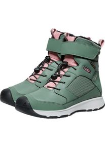 Keen Damen Winterstiefel "SKUA WINTER WP", Gr. 37, grün, Leder, Synthetik, sportlich, Schuhe, Snowboots, Winterboots, Winterschuhe, wasserdicht