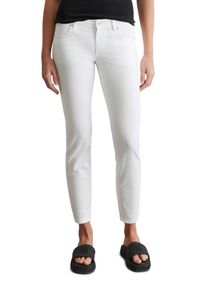 Marc O'Polo MARC O'POLO Damen 5-Pocket-Hose "aus Lyocell-Baumwolle-Mix", weiß, casual, Gr. 28, unifarben, Obermaterial: 48% Baumwolle, 36% Lyocell, 13%