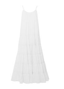NASSAU BEACH Damen Maxikleid "NB231049", weiß, Gr. L, 100% Baumwolle, Kleider