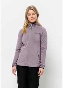 Jack Wolfskin Damen Fleecejacke "BAISELBERG FZ W", lila, Gr. XXL, Obermaterial: 95% Polyester, 5% Elastan; Futter: 100% Polyester, Jacken