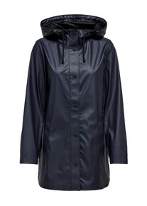 Only Damen Funktionsmantel "ONLTRINA RAINCOAT OTW ZL", blau, modisch, Gr. S, unifarben, Web, Obermaterial: 100% Polyester, Mäntel