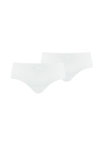 Puma Damen Hipster "Puma WOMEN SEAMLESS HIPSTER", Gr. XL, weiß, Microfaser, Obermaterial: 83% Polyamid, 17% Elasthan, unifarben, Unterhosen, nahtlose