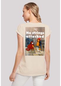 F4NT4STIC Damen T-Shirt "Pinocchio No Strings Attached", weiß, casual, Gr. XXL, Obermaterial: 100% Baumwolle, Shirts, Retro, Heroes of Childhood, TV