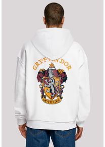 F4NT4STIC Herren Kapuzenpullover "Harry Potter Gryffindor Logo", weiß, casual, Gr. S, Obermaterial: 100% Baumwolle, Pullover, Print