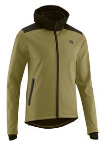 Gonso Herren Radtrikot "Travo", grün, Gr. XXXL, 100% Polyester, Trikots, Herren Softshell-Hoodie, Windjacke winddicht und atmungsaktiv