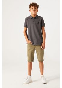 Garcia Jungen Bermudas "Lazlo Short", grün, casual, Gr. 152, Obermaterial: 85% Baumwolle, 13% Polyester, 2% Elasthan, Hosen, for BOYS