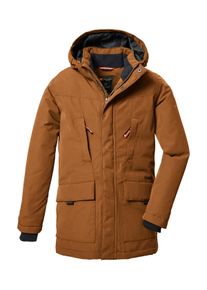 Killtec Kinder Parka "KOW 378 BYS PRK", braun, sportlich, Gr. 176, Oberstoff: 88% Polyester, 12% Baumwolle, Futter: 100% Polyester, Wattierung: 100%