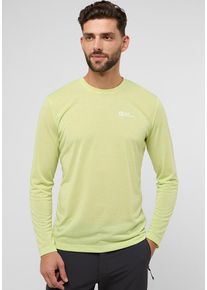Jack Wolfskin Herren Langarmshirt "VONNAN LS T M", grün, Gr. XXL, Hauptmaterial: 100% Polyester (recycled), Shirts