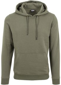Urban Classics Herren Sweatshirt "Urban Classics Herren Basic Sweat Hoody", grün, Gr. M, unifarben, 63% Baumwolle, 37% Polyester, Sweatshirts