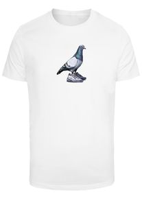 MisterTee Herren T-Shirt "MisterTee Herren Dove Sneaker Tee", weiß, casual, Gr. XXXL, unifarben, 100% Baumwolle, Shirts
