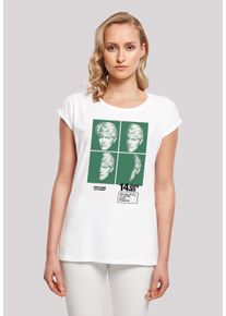 F4NT4STIC Damen T-Shirt "David Bowie 1983 Concert Poster'", weiß, casual, Gr. XXL, Obermaterial: 100% Baumwolle, Shirts, Print