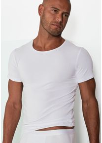 s.Oliver Herren Unterziehshirt, Gr. XL, weiß, Jersey, Obermaterial: 50% Baumwolle, 43% Modal (TENCEL), 7% Elasthan (LYCRA), unifarben, basic,