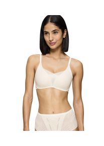 Triumph Damen Bügelloser BH "Shape Smart Ellipse P", Gr. 2, weiß, Microtouch, Obermaterial: 48% Polyamid, 27% Polyester, 25% Elasthan, feminin, BHs,