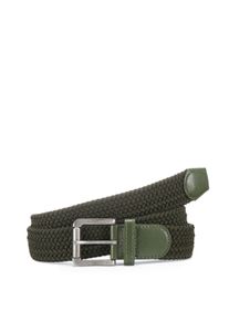 Damen Hüftgürtel, grün, casual,klassisch, Gr. 85, AUTHENTIC LE JOGGER, unifarben, Materialmix, Gürtel, Flechtgürtel, Stretchgürtel, Gürtel für Jeans