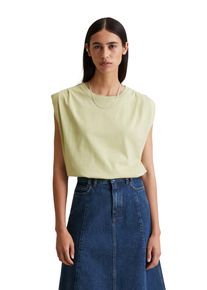 Marc O'Polo Damen T-Shirt "aus reinem Organic Cotton", grün, Basic, Gr. XXL, MARC O'POLO DENIM, unifarben, Obermaterial: 100% Baumwolle, Shirts