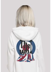 F4NT4STIC Damen Kapuzenpullover "The Who Flag Blanket", weiß, casual, Gr. XXL, Obermaterial: 65% Baumwolle, 35% Polyester, Pullover, Premium Qualität