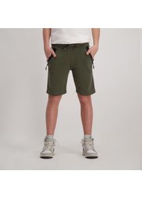 Cars Jeans Jungen Shorts "KIDS BRAGA SW SHORT", grün, casual, Gr. 12, unifarben, Web, Obermaterial: 78% Baumwolle, 22% Polyester, Hosen