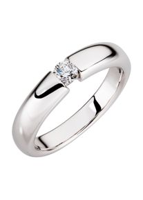 OROLINO Damen Fingerring "Gold 585 mit natürlichem Brillant 0,25 ct.", 060 (19,1), 0,25 ct SI = kleine Einschlüsse, Gold, weiß, Gold, Fingerringe