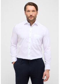 Eterna Herren Langarmhemd "COMFORT FIT", weiß, Gr. 45, Popeline, 100% Baumwolle, Hemden, NON IRON (bügelfrei)