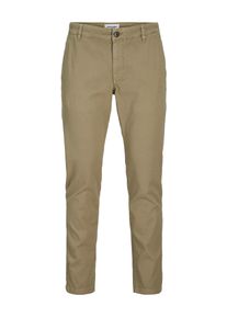 Jack & Jones JACK & JONES Herren Chinohose "JPSTMARCO ARTHUR CHINO SN", grün, modisch, Gr. 32, unifarben, Web, Obermaterial: 97% Baumwolle, 3% Elasthan, Hosen