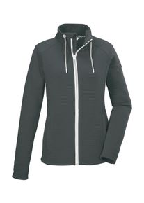 Killtec Damen Strickjacke "KOS 24 WMN FLX JCKT", grün, sportlich, Gr. 44, Oberstoff: 100% Polyester, Strickjacken, Damenjacke mit Comfort-Stretch und