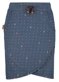 alife and kickin ALIFE & KICKIN Damen Sommerrock "Damen LucyAK B", blau, Gr. L, 60% Baumwolle 40% Polyester, Röcke