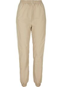 Urban Classics Damen Jogginghose "Urban Classics Damen Ladies Piped Track Pants", grün, Gr. XL, unifarben, 100% Polyamid, Hosen