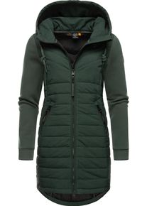 Ragwear Damen Steppmantel "Lucinda Long", grün, sportlich, Gr. S, Obermaterial: 100% Polyester, Obermaterial Ärmel: 100% Baumwolle, Futter: 100%