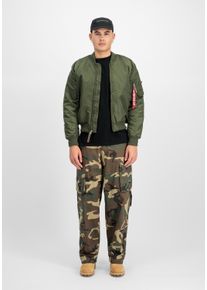 Herren Bomberjacke "Alpha Industries Men - Bomber Jackets MA-1 VF Vintage Fit 59", grün, Gr. XXL, Alpha Industries, Obermaterial: 100% Nylon, Futter: