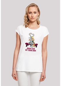 F4NT4STIC Damen T-Shirt "Looney Tunes Bugs And Lola Valentine's Cuddle", weiß, casual, Gr. XL, Obermaterial: 100% Baumwolle, Shirts, Print