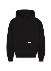 DROPSIZE Herren Kapuzensweatshirt "Dropsize Herren Super Heavy Blank Hoodie", schwarz, Gr. XS, unifarben, 80% Baumwolle, 20% Polyester, Sweatshirts