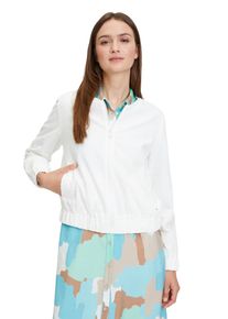 BETTY & CO BETTY & CO Damen Jackenblazer "Betty & Co Blouson langarm", weiß, modisch, Gr. 44, Obermaterial: 100% Baumwolle. Futter: 100% Polyester., Blazer,