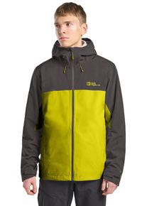 Jack Wolfskin Herren Funktionsjacke "WEILTAL 2L JKT M", grün, Gr. S, Oberstoff: 100% POLYESTER; Kontrastmaterial 1: 100% POLYESTER; Futter 1: 100%
