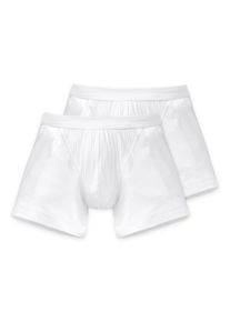 Schiesser Kinder Retro Pants ""Authentic"", Gr. 5, weiß, Single Jersey, Obermaterial: 95% Baumwolle, 5% Elasthan, unifarben, Unterhosen, mit