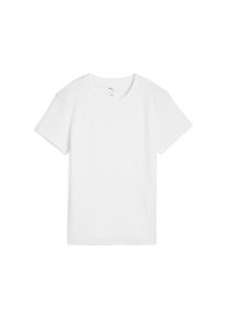 Puma Damen T-Shirt "HER T-Shirt Damen", weiß, Gr. XL, clean, Obermaterial: 5% Elasthan, 61% Baumwolle, 34% Polyester, Shirts