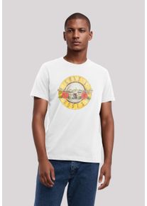 F4NT4STIC Herren T-Shirt "Guns 'n' Roses Vintage Bullet Logo", weiß, casual, Gr. XXL, Obermaterial: 100% Baumwolle, Shirts, Premium Qualität