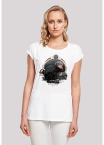 F4NT4STIC Damen T-Shirt "Phantastische Tierwesen Baby Nifflers", weiß, casual, Gr. 5XL, Obermaterial: 100% Baumwolle, Shirts, Print