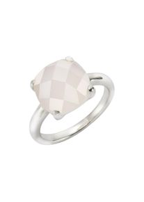 JAMELLI Damen Fingerring "925 Silber rhodiniert mit Mondstein", 054 (17,2), Silber 925 (Sterlingsilber), weiß, Silber 925 (Sterlingsilber),