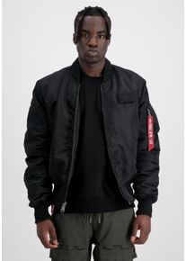 Herren Bomberjacke "Alpha Industries Men - Bomber Jackets", schwarz, Gr. M, Alpha Industries, Obermaterial: 100% Nylon, Futter: 100% Nylon, Kapuze: