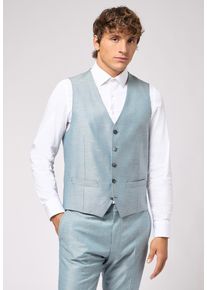 Roy Robson Herren Anzugweste "Slim Fit", grün, elegant, Gr. 52, unifarben, 54% Schurwolle, 43% Viskose, 3% Elasthan, Westen
