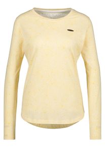 alife and kickin ALIFE & KICKIN Damen Langarmshirt "Damen LeaAK B", gelb, Gr. S, 60% Baumwolle 40% Polyester, Shirts