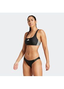 Damen Bustier-Bikini "3S BLD BIK", schwarz-weiß, sportlich, Gr. 40, adidas Performance, Obermaterial: 78% Polyamid, 22% Elasthan, Bikini-Sets