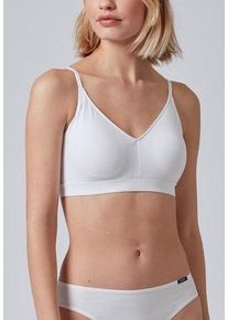 Skiny Damen Soft-BH "Cotton Essentials", Gr. 36, weiß, Obermaterial: 95% Baumwolle, 5% Elasthan, Basic, BHs