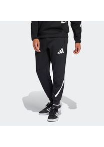 Herren Sporthose "M Z.N.E. PT", schwarz-weiß, sportlich, Gr. XXXL, adidas Sportswear, Obermaterial: 57% Polyester, 43% Baumwolle, Hosen