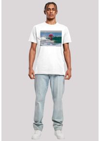 F4NT4STIC Herren T-Shirt "Batman TV Serie Joker Surfing", weiß, casual, Gr. M, Obermaterial: 100% Baumwolle, Shirts, Herren,Premium