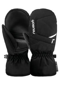 Reusch Kinder Fäustlinge "Bennet R-TEX XT Junior Mitten", schwarz-weiß, sportlich, Gr. 4, mehrfarbig, 93% Polyester, 7% Polyurethan, Handschuhe, mit